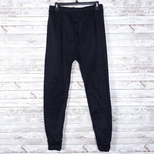 Rodex Mens Thermal Bottoms XL Black Cotton Pants 170A